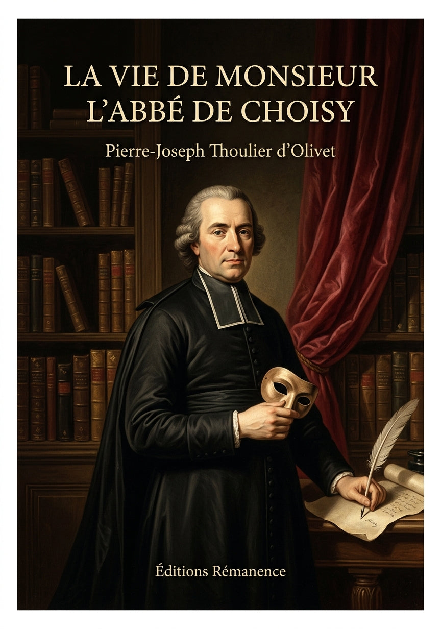 Livre La Vie de Monsieur l’Abbé de Choisy par Pierre-Joseph Thoulier d’Olivet - Couverture - Editions Remanence