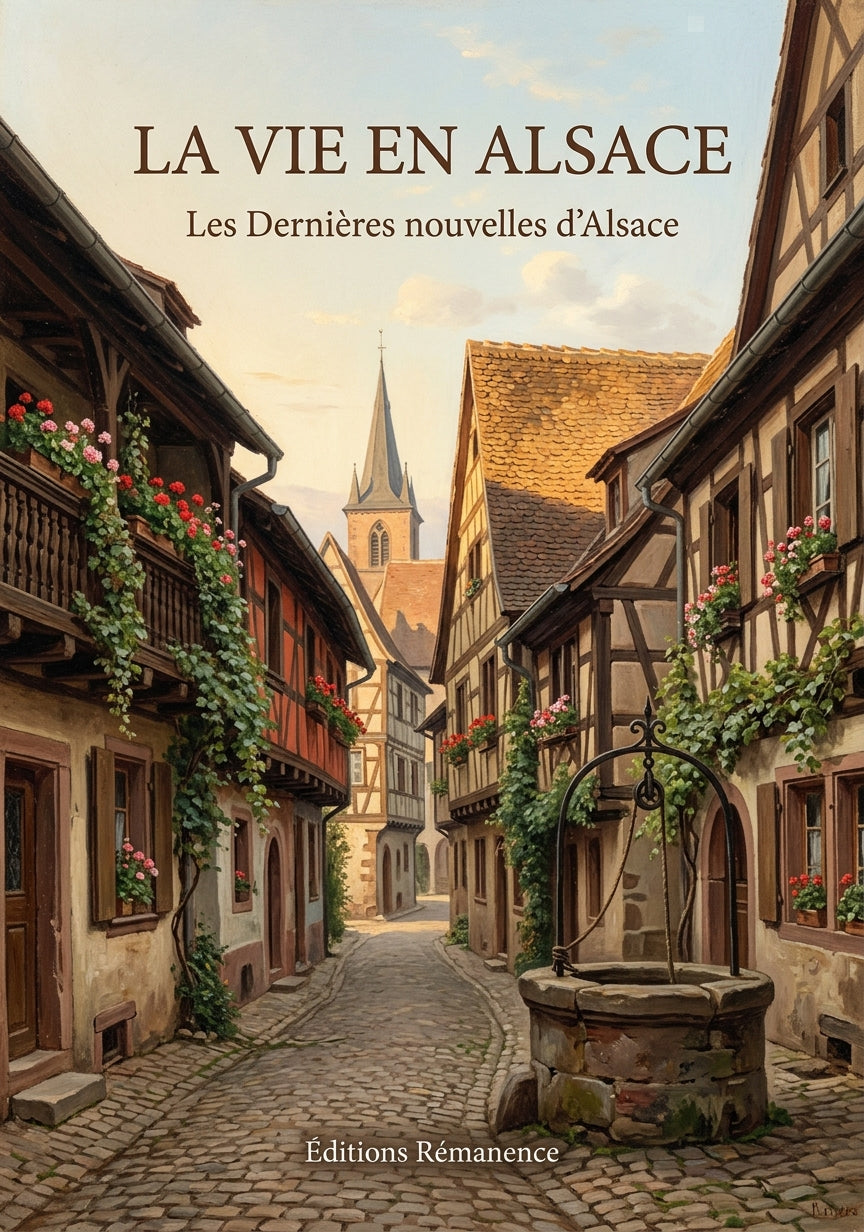 Livre La Vie en Alsace par Les Dernières nouvelles d'Alsace - Couverture - Editions Remanence