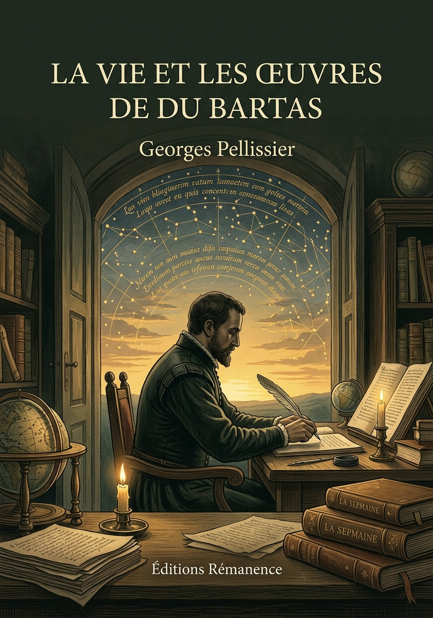 Livre La Vie et les Œuvres de Du Bartas par Georges Pellissier - Couverture - Editions Remanence