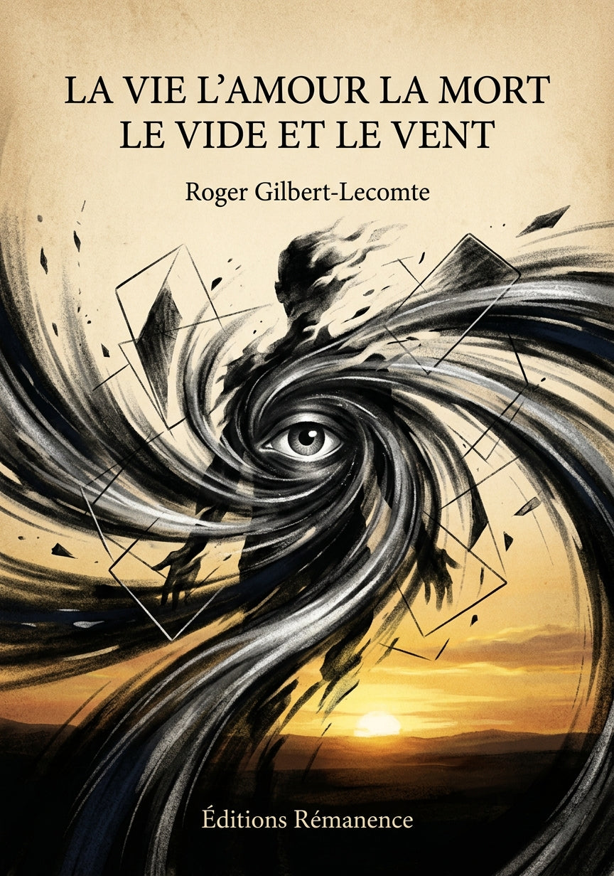 Livre La Vie l’Amour la Mort le Vide et le Vent par Roger Gilbert-Lecomte - Couverture - Editions Remanence