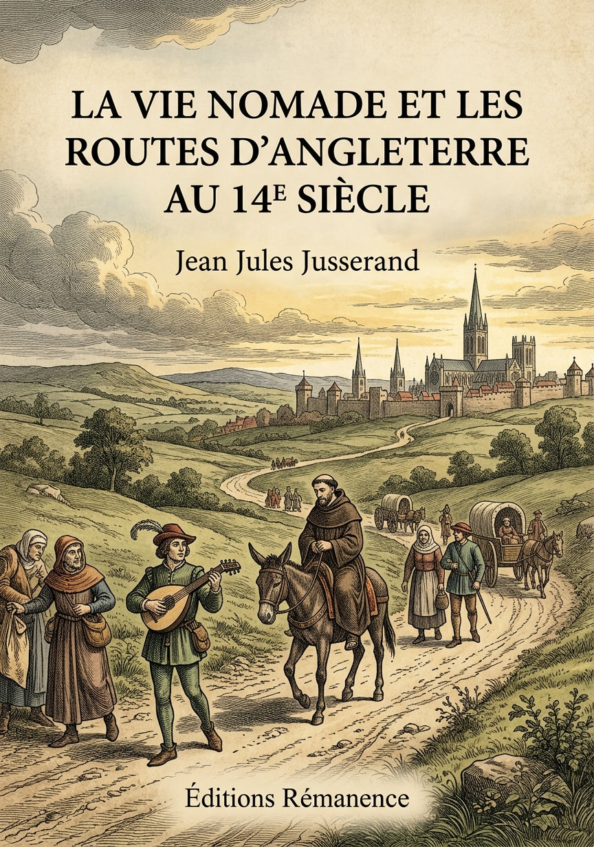 La vie nomade et les routes d'Angleterre au 14e siècle - Jean Jules Jusserand (Couverture)