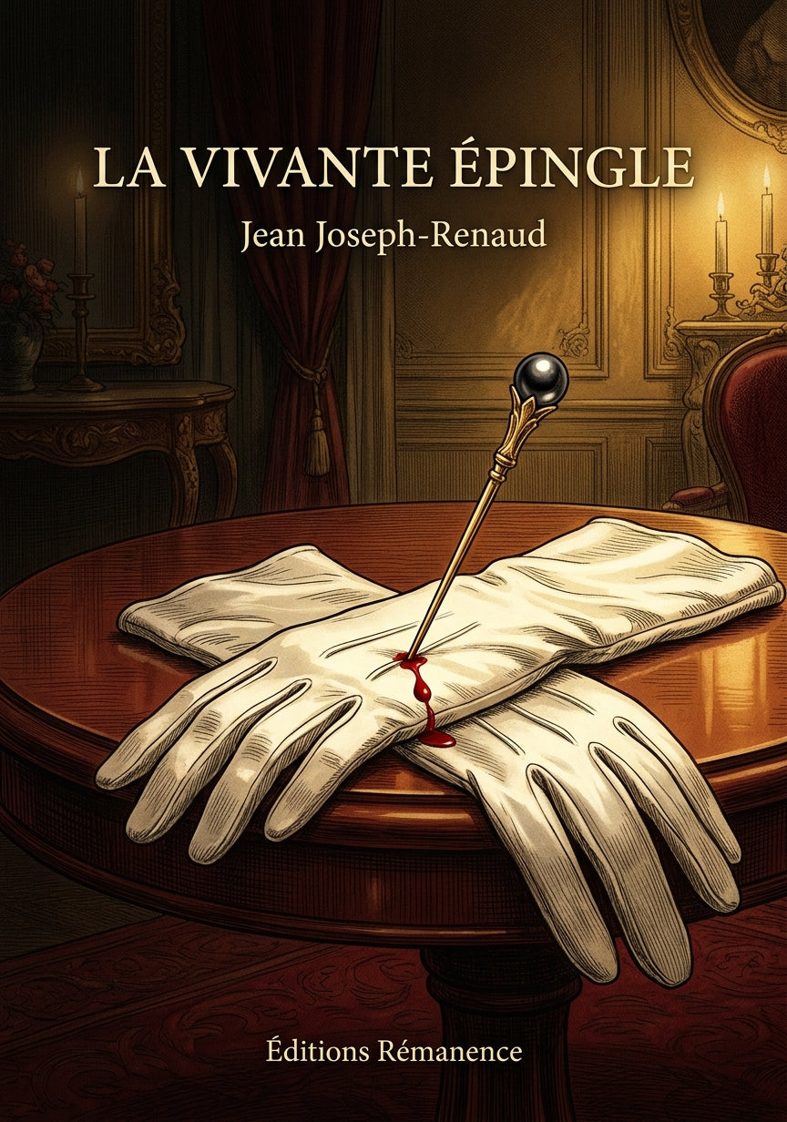 Livre La Vivante Épingle par Jean Joseph-Renaud - Couverture - Editions Remanence
