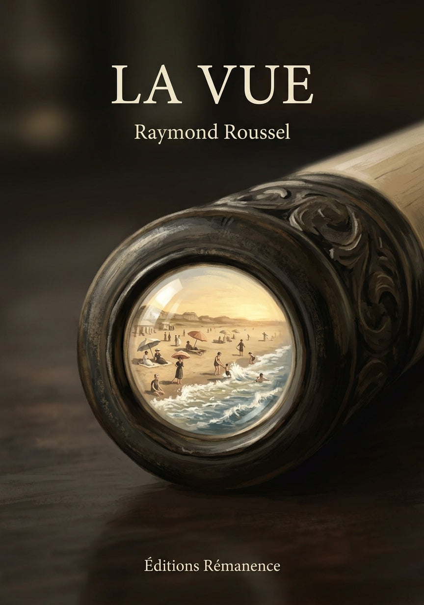 Livre La Vue par Raymond Roussel - Couverture - Editions Remanence