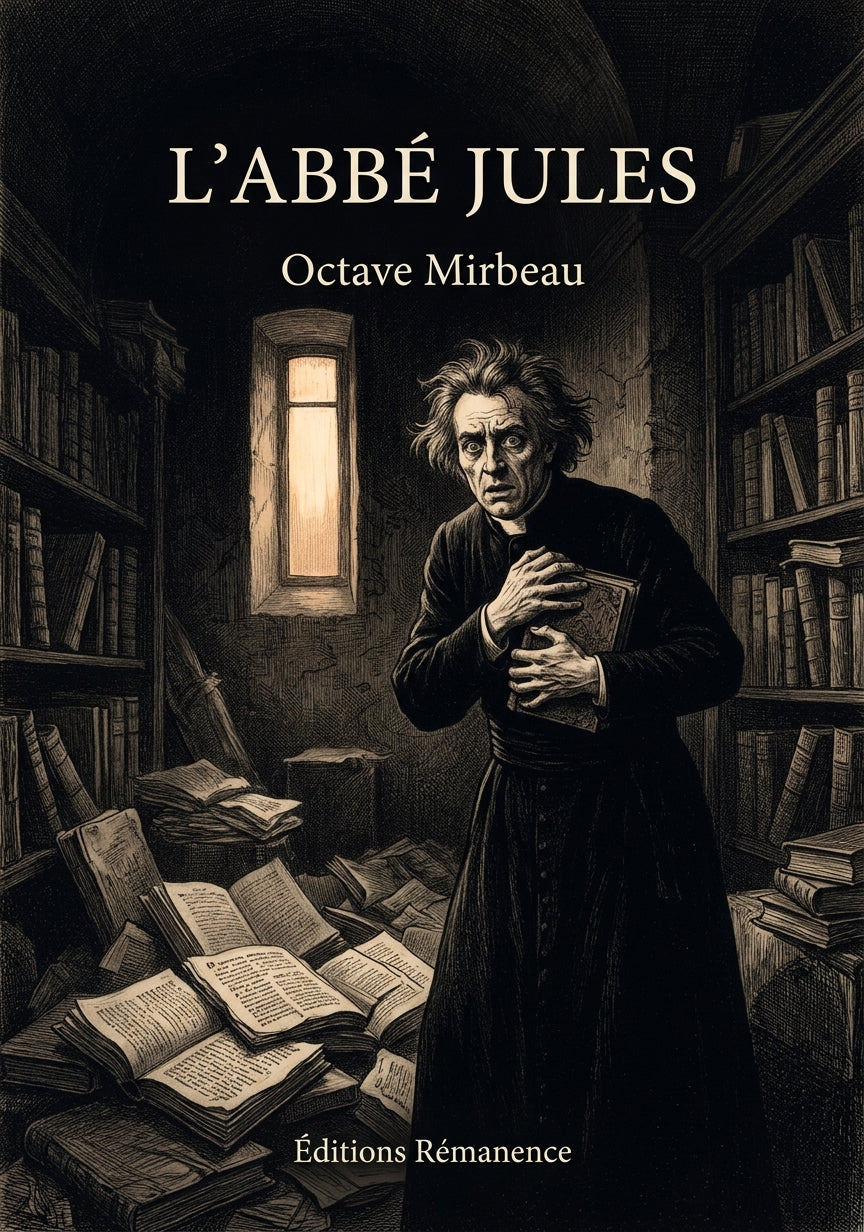 Livre L’Abbé Jules par Octave Mirbeau - Couverture - Editions Remanence