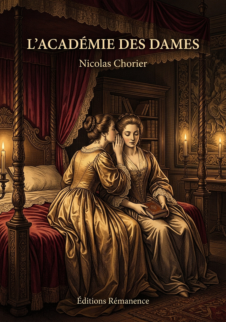 Livre L’Académie des dames par Nicolas Chorier - Couverture - Editions Remanence