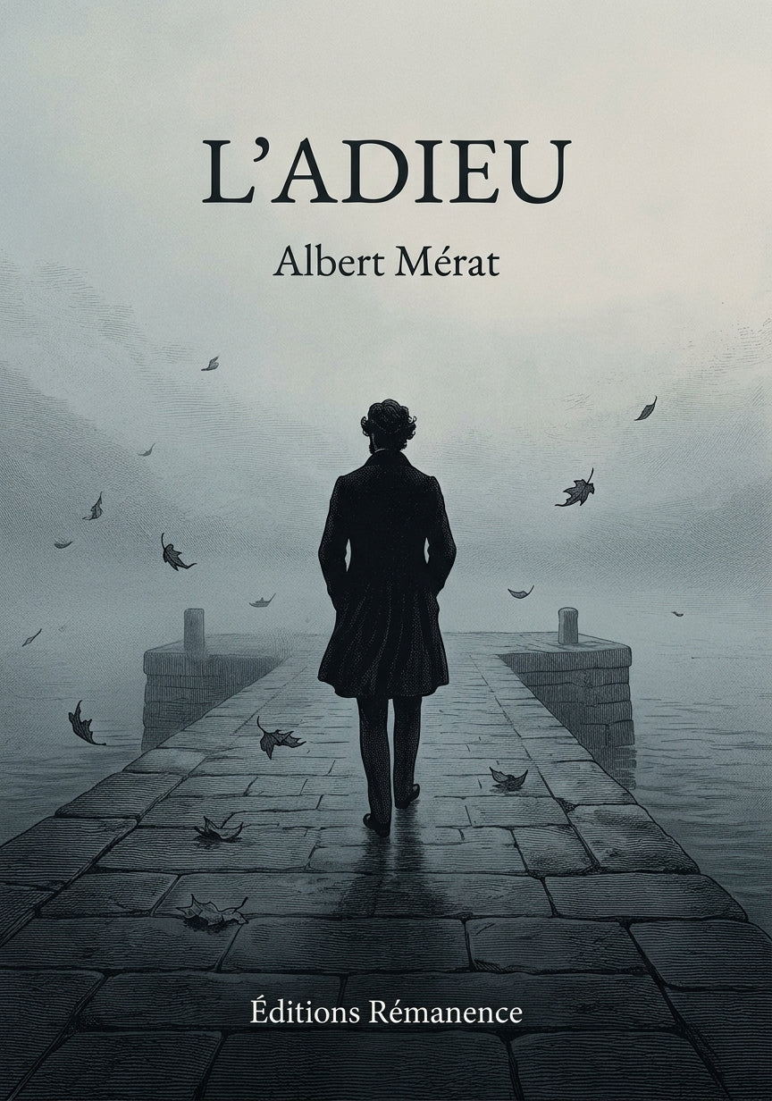 Livre L’Adieu par Albert Mérat - Couverture - Editions Remanence