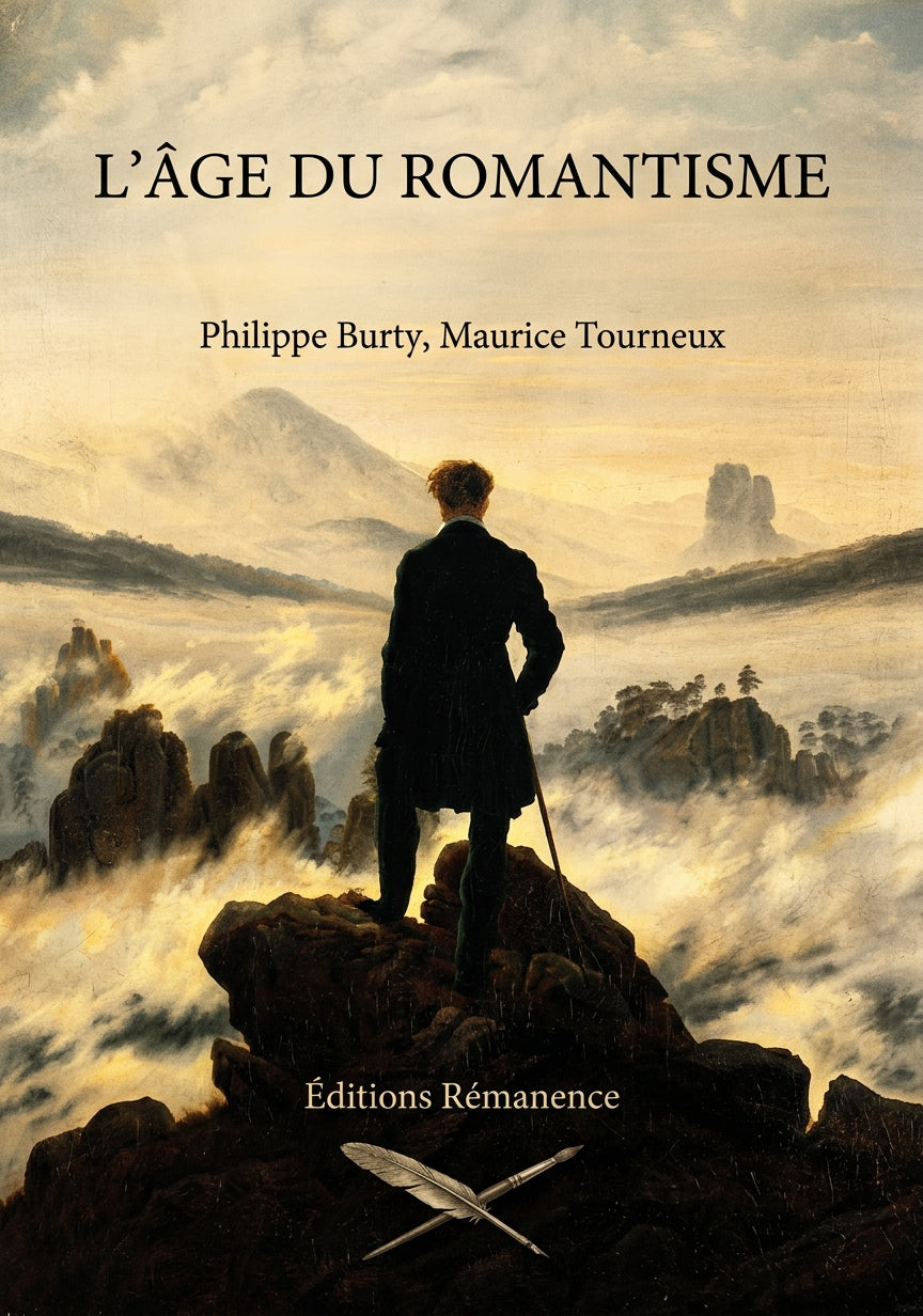 Livre L’Âge du romantisme par Philippe Burty, Maurice Tourneux - Couverture - Editions Remanence