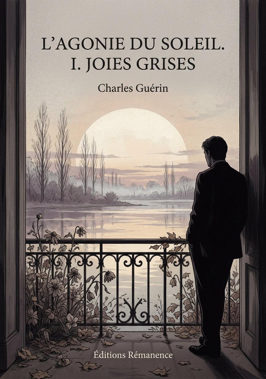 Livre L’Agonie du Soleil. I. Joies grises par Charles Guérin - Couverture - Editions Remanence