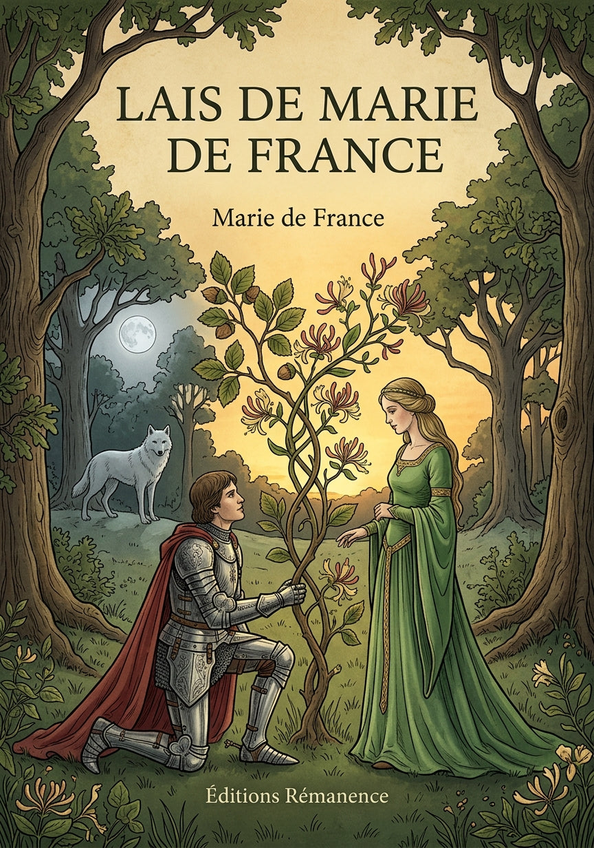Livre Lais de Marie de France par Marie de France - Couverture - Editions Remanence