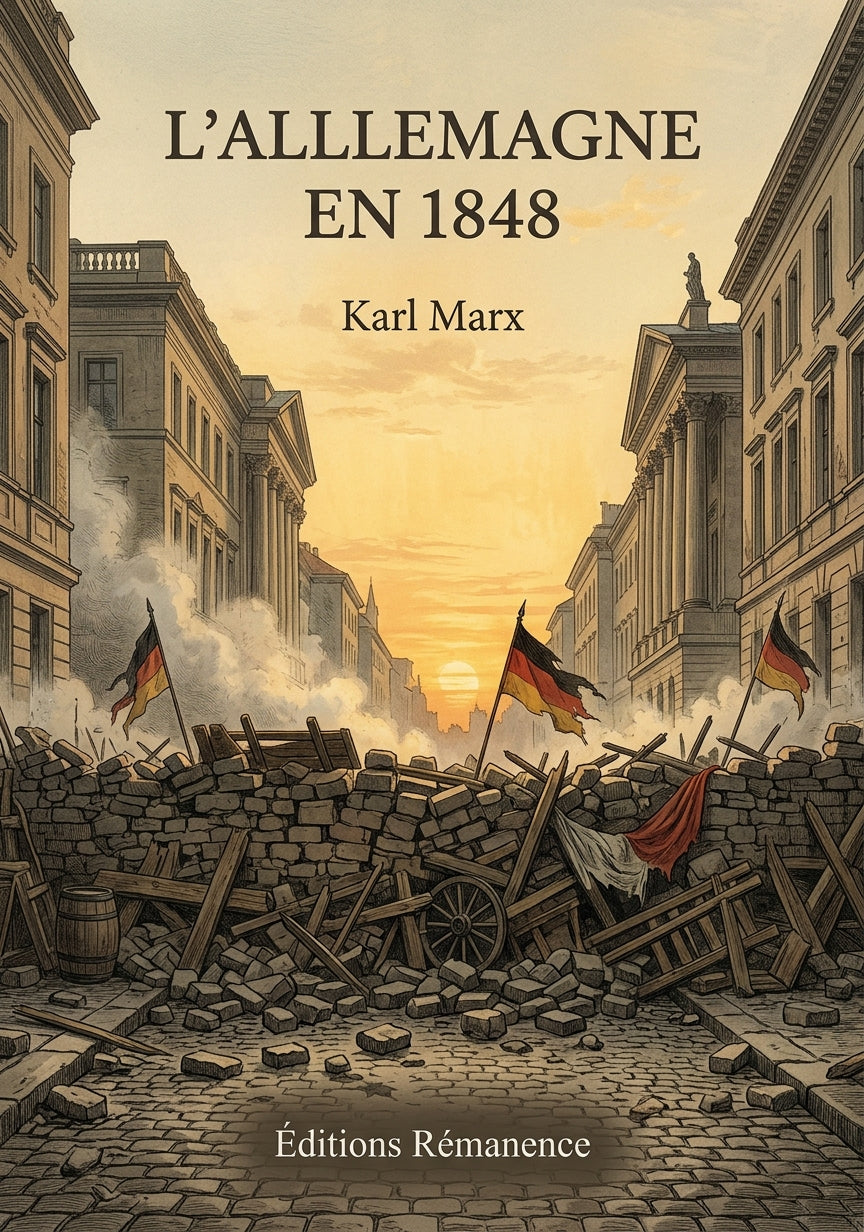 Livre L’Allemagne en 1848 par Karl Marx - Couverture - Editions Remanence