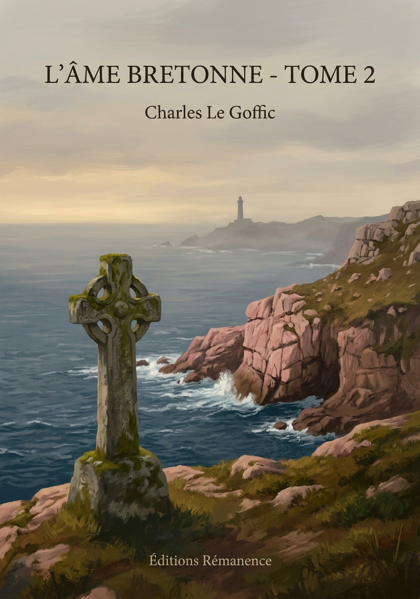 Livre L’Âme bretonne - Tome 2 par Charles Le Goffic - Couverture - Editions Remanence
