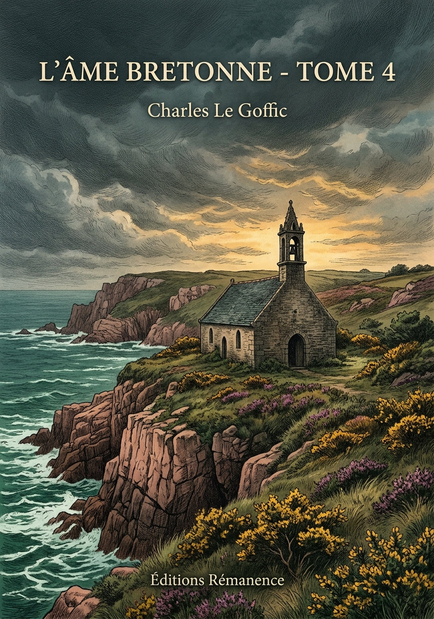 Livre L’Âme bretonne - Tome 4 par Charles Le Goffic - Couverture - Editions Remanence