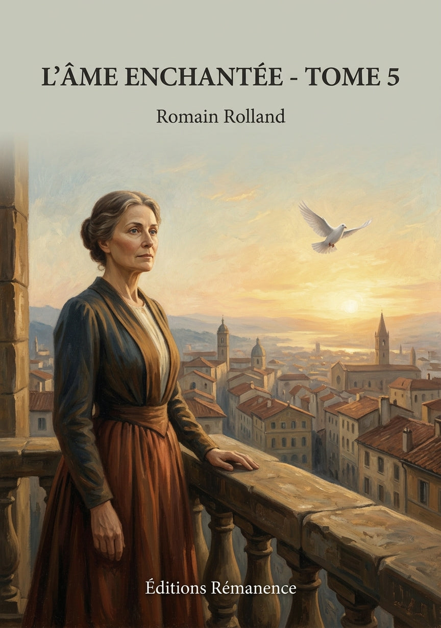 Livre L’Âme enchantée - Tome 5 par Romain Rolland - Couverture - Editions Remanence