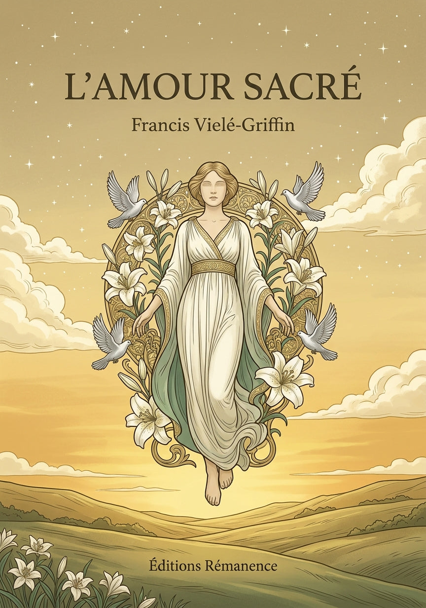 Livre L’Amour sacré par Francis Vielé-Griffin - Couverture - Editions Remanence
