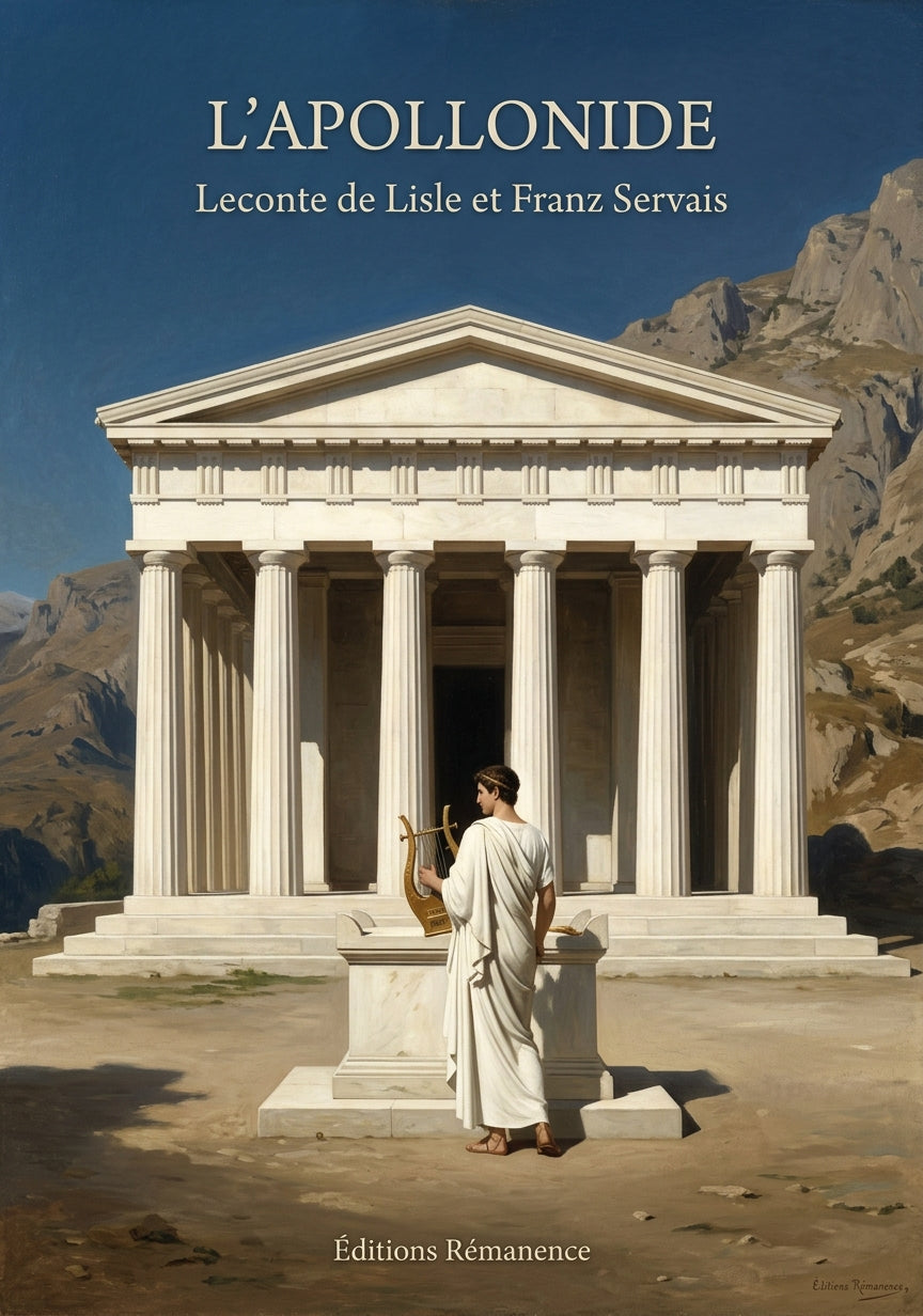 Livre L’Apollonide par Leconte de Lisle et Franz Servais - Couverture - Editions Remanence