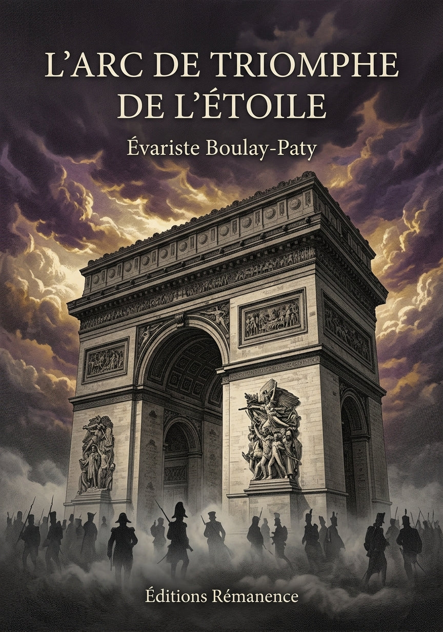 Livre L’Arc de triomphe de l’Étoile par Évariste Boulay-Paty - Couverture - Editions Remanence