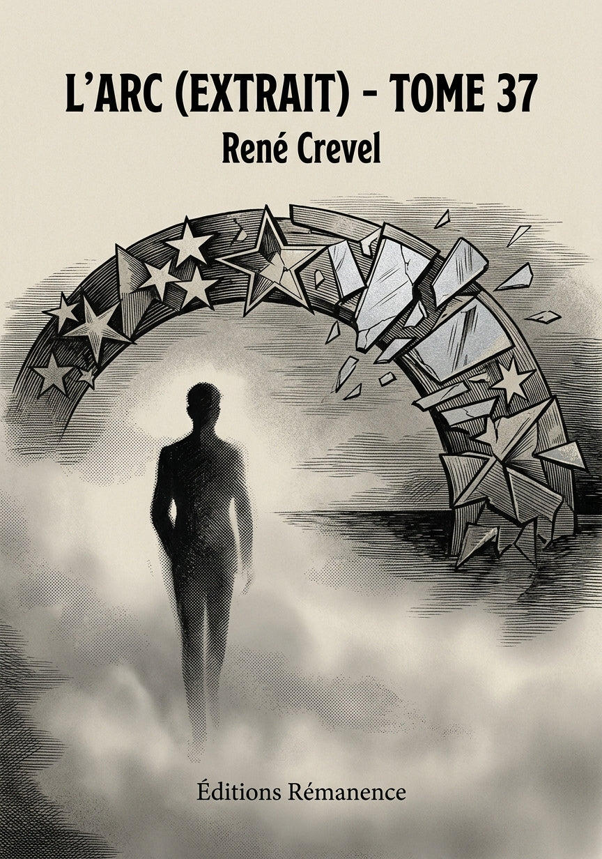 Livre L’Arc (extrait) - Tome 37 par René Crevel - Couverture - Editions Remanence