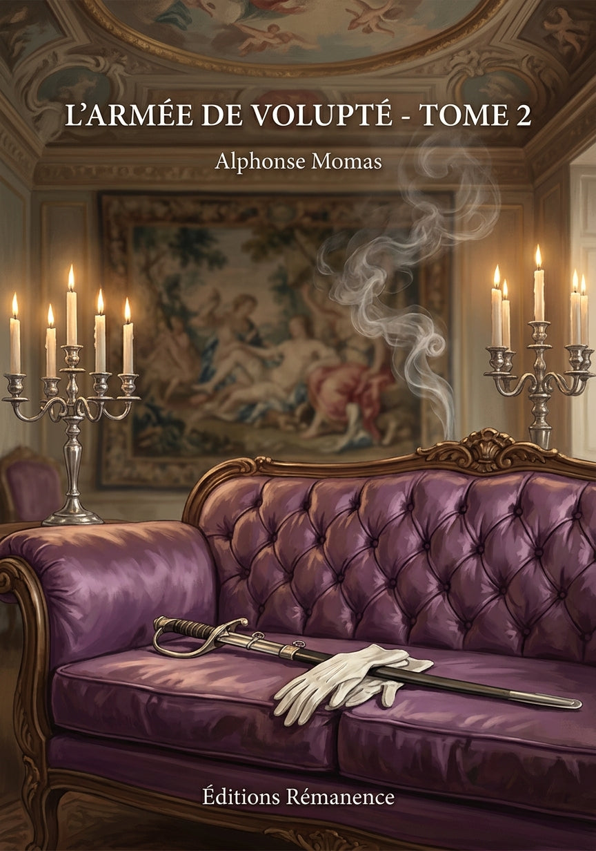 Livre L’Armée de volupté - Tome 2 par Alphonse Momas - Couverture - Editions Remanence