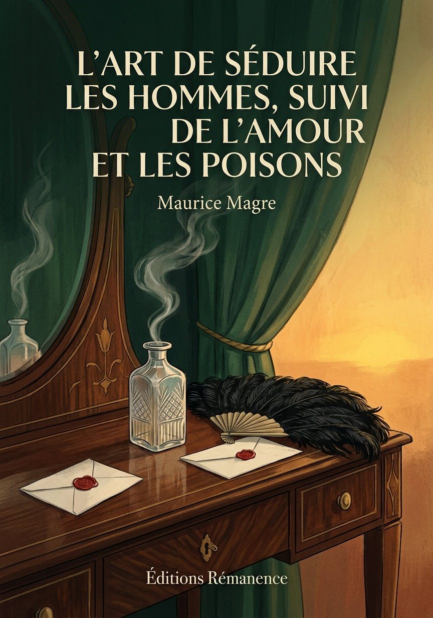 Livre L’Art de séduire les hommes, suivi de L’Amour et les poisons par Maurice Magre - Couverture - Editions Remanence