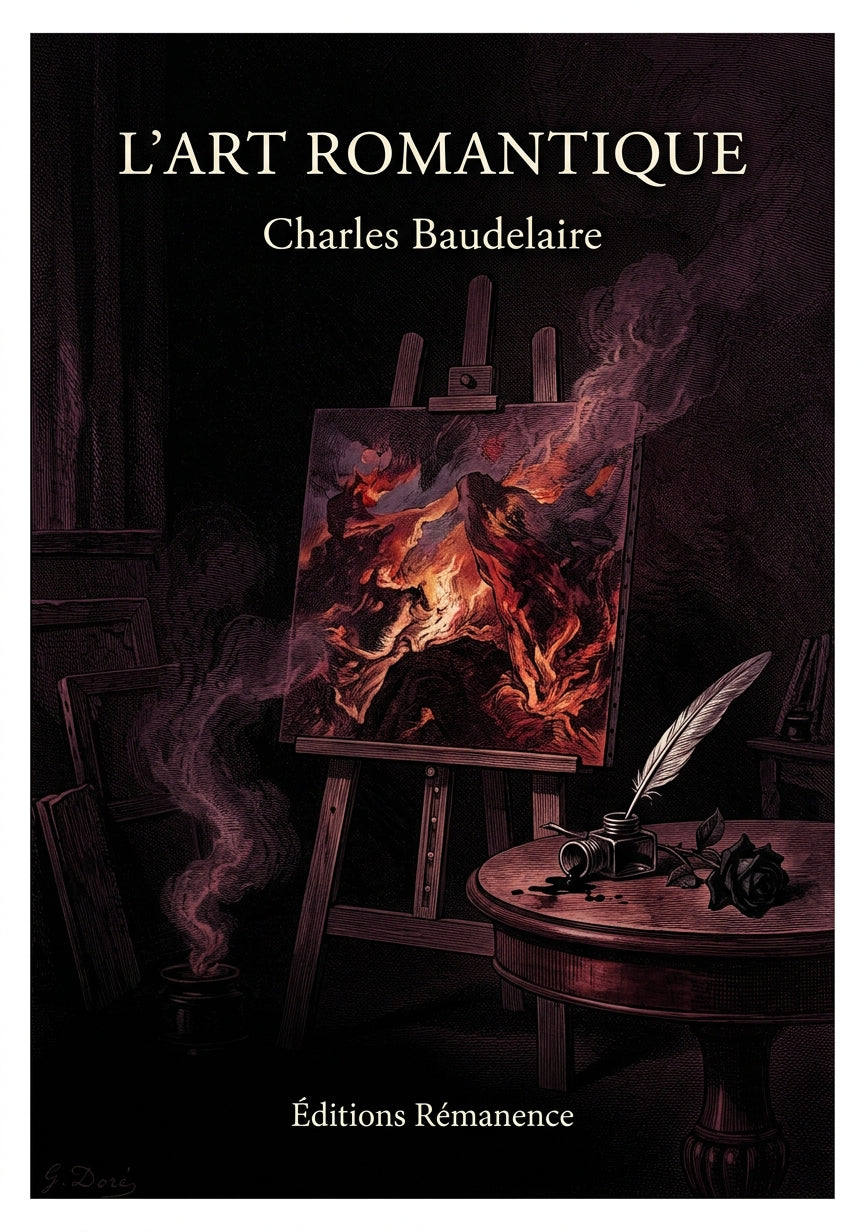 Livre L’Art romantique par Charles Baudelaire - Couverture - Editions Remanence