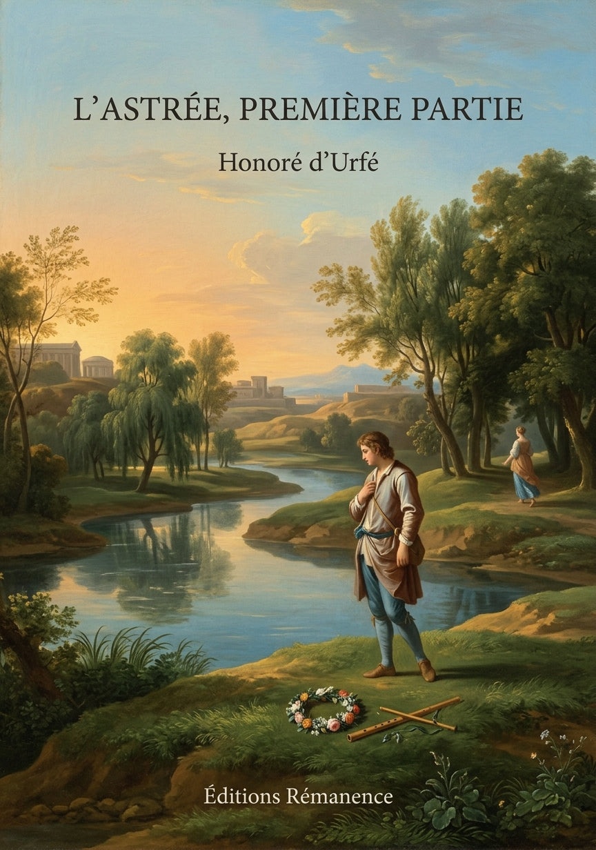 Livre L’Astrée, première partie par Honoré d’Urfé - Couverture - Editions Remanence