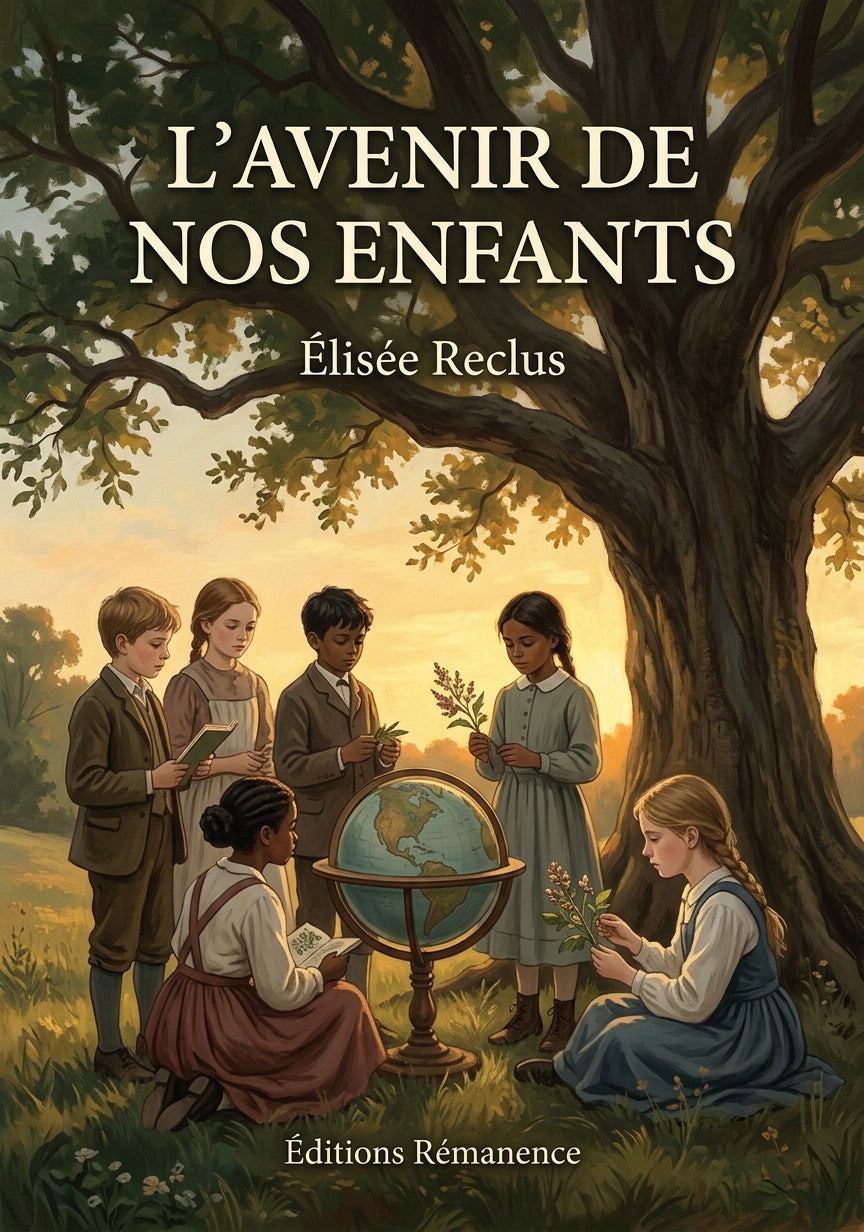 Livre L’Avenir de nos enfants par Élisée Reclus - Couverture - Editions Remanence