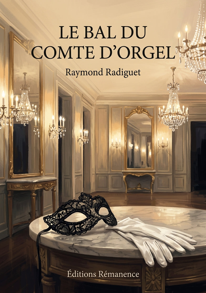 Livre Le Bal du comte d’Orgel par Raymond Radiguet - Couverture - Editions Remanence