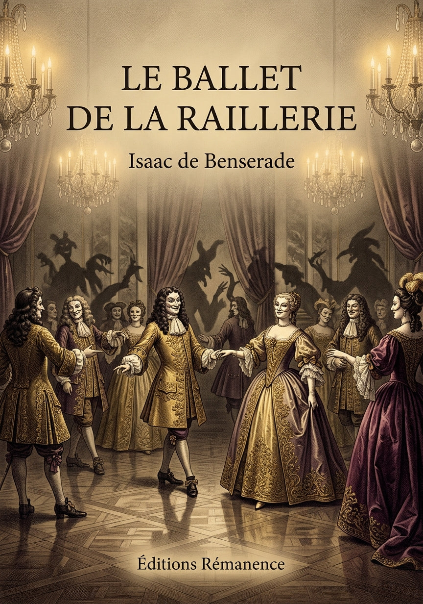 Livre Le Ballet de la raillerie par Isaac de Benserade - Couverture - Editions Remanence