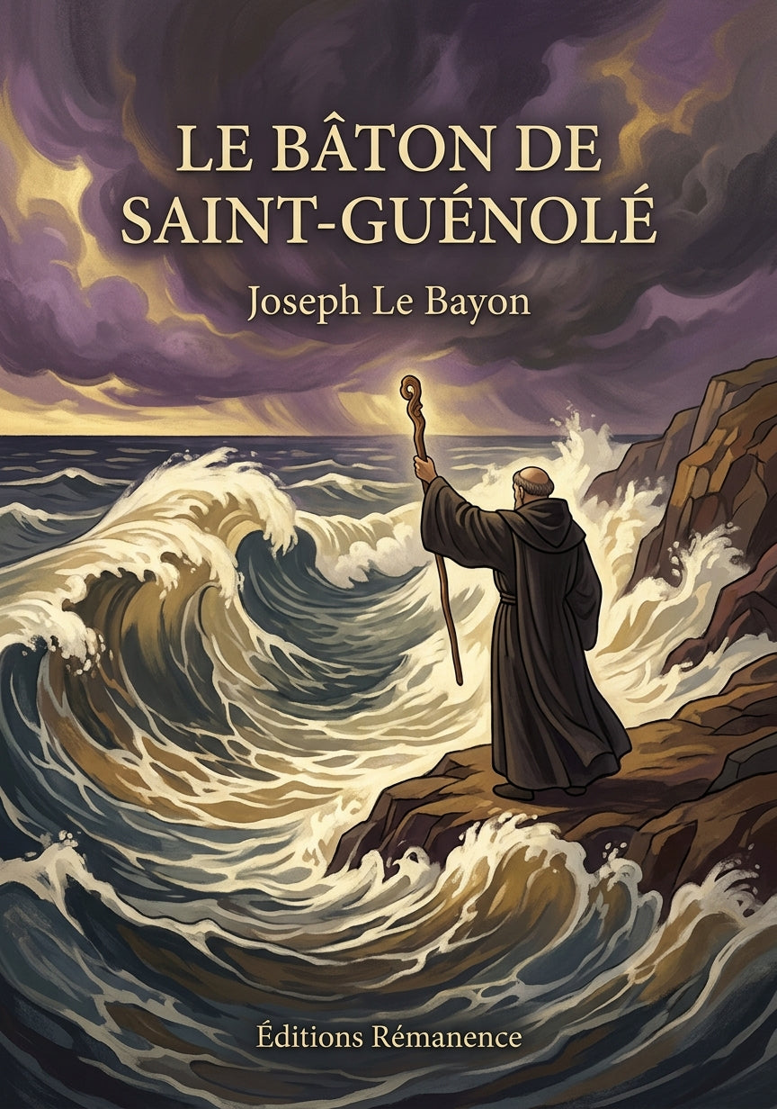 Livre Le Bâton de Saint-Guénolé par Joseph Le Bayon - Couverture - Editions Remanence