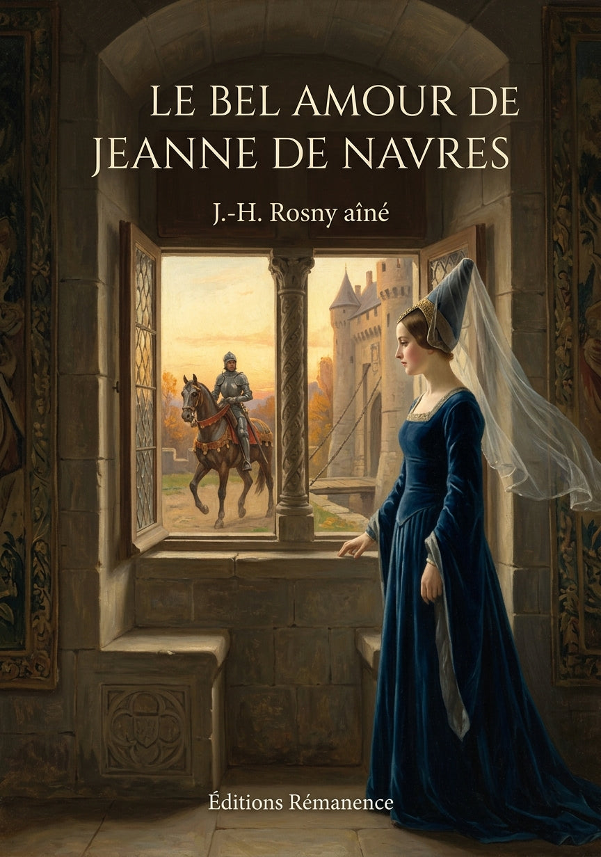 Livre Le Bel Amour de Jeanne de Navres par J.-H. Rosny aîné - Couverture - Editions Remanence