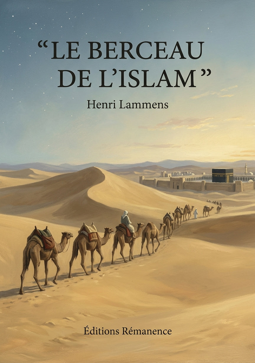 Livre Le Berceau de l'Islam par Henri Lammens - Couverture - Editions Remanence
