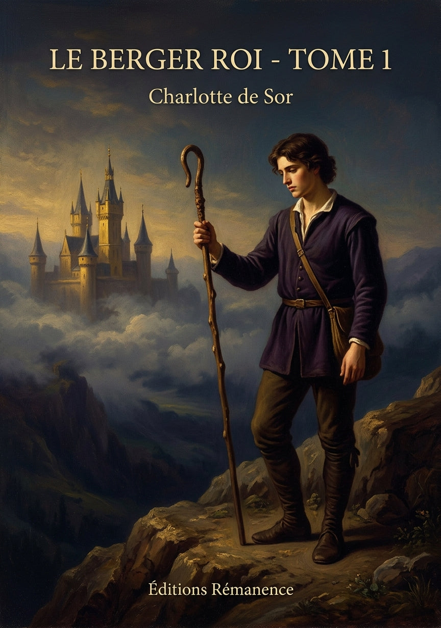 Livre Le Berger roi - Tome 1 par Charlotte de Sor - Couverture - Editions Remanence
