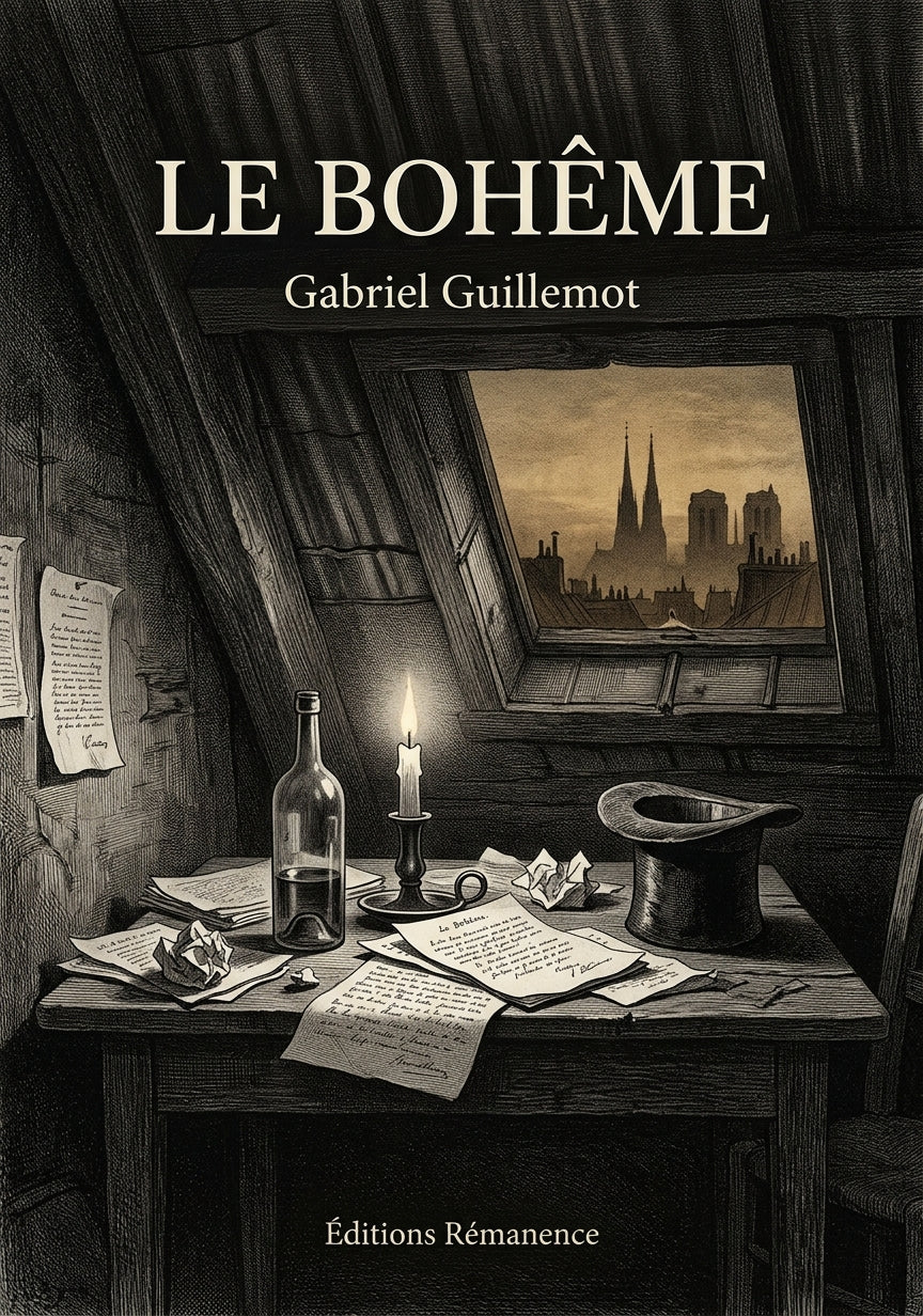 Livre Le Bohême par Gabriel Guillemot - Couverture - Editions Remanence