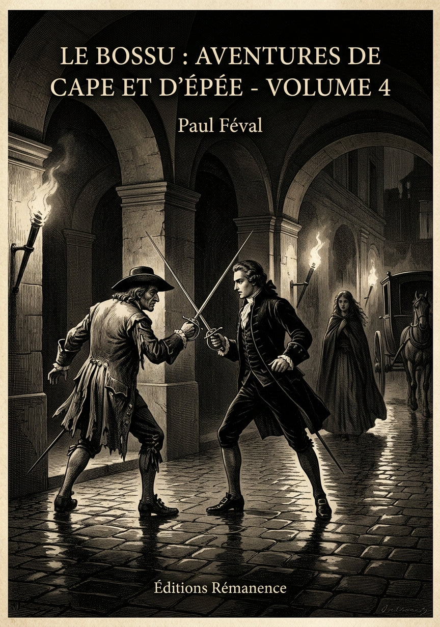 Le Bossu : Aventures de Cape et d'Épée - Volume 4 - Paul Féval (Couverture)