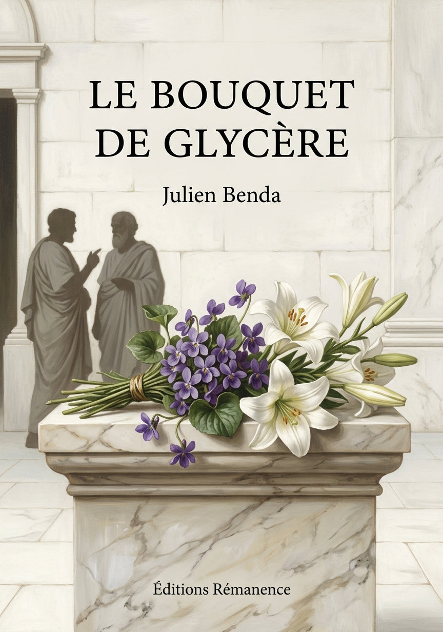 Livre Le Bouquet de Glycère par Julien Benda - Couverture - Editions Remanence