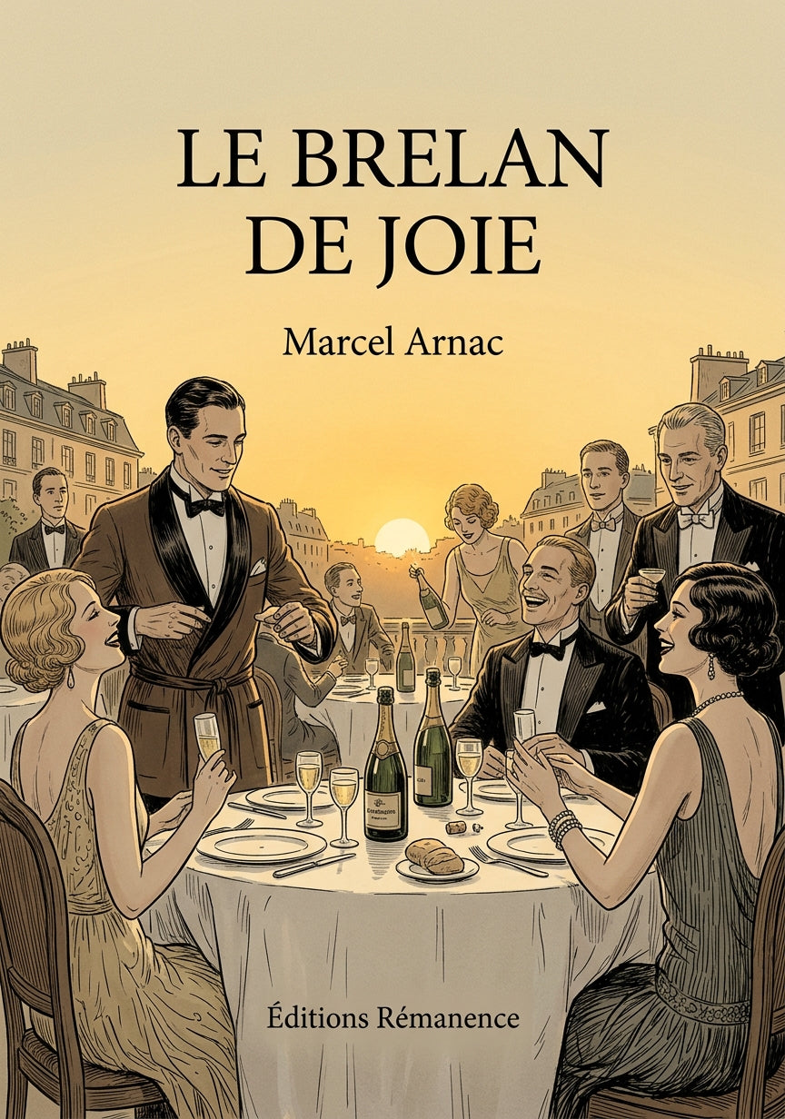 Livre Le Brelan de joie par Marcel Arnac - Couverture - Editions Remanence