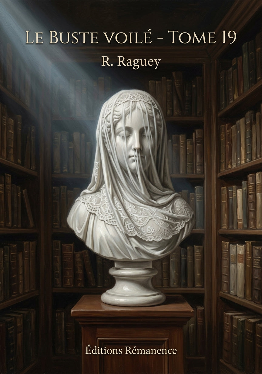 Livre Le Buste voilé - Tome 19 par R. Raguey - Couverture - Editions Remanence