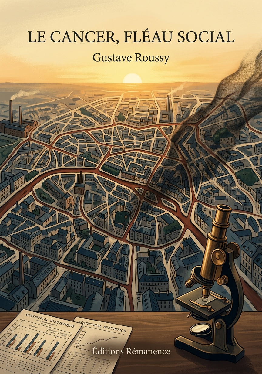 Livre Le Cancer, fléau social par Gustave Roussy - Couverture - Editions Remanence