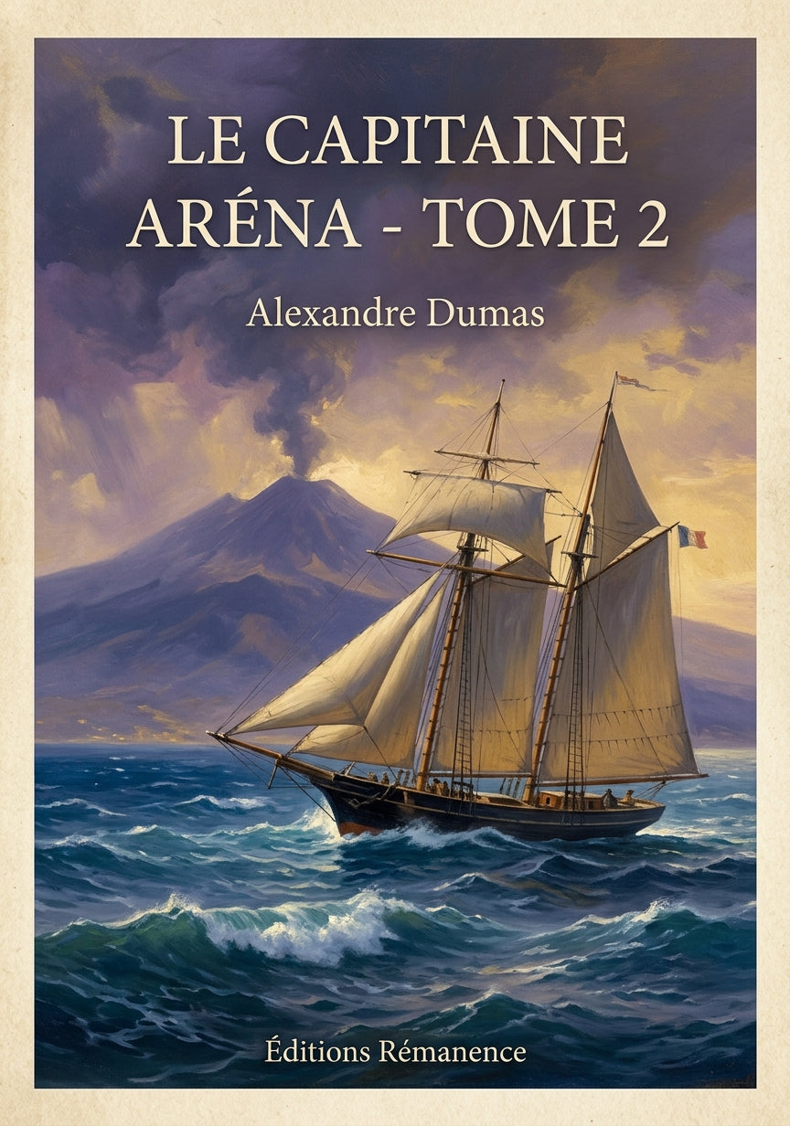 Le Capitaine Aréna - Tome 2 - Alexandre Dumas (Couverture)