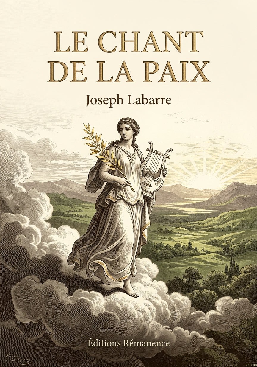 Livre Le chant de la paix par Joseph Labarre - Couverture - Editions Remanence