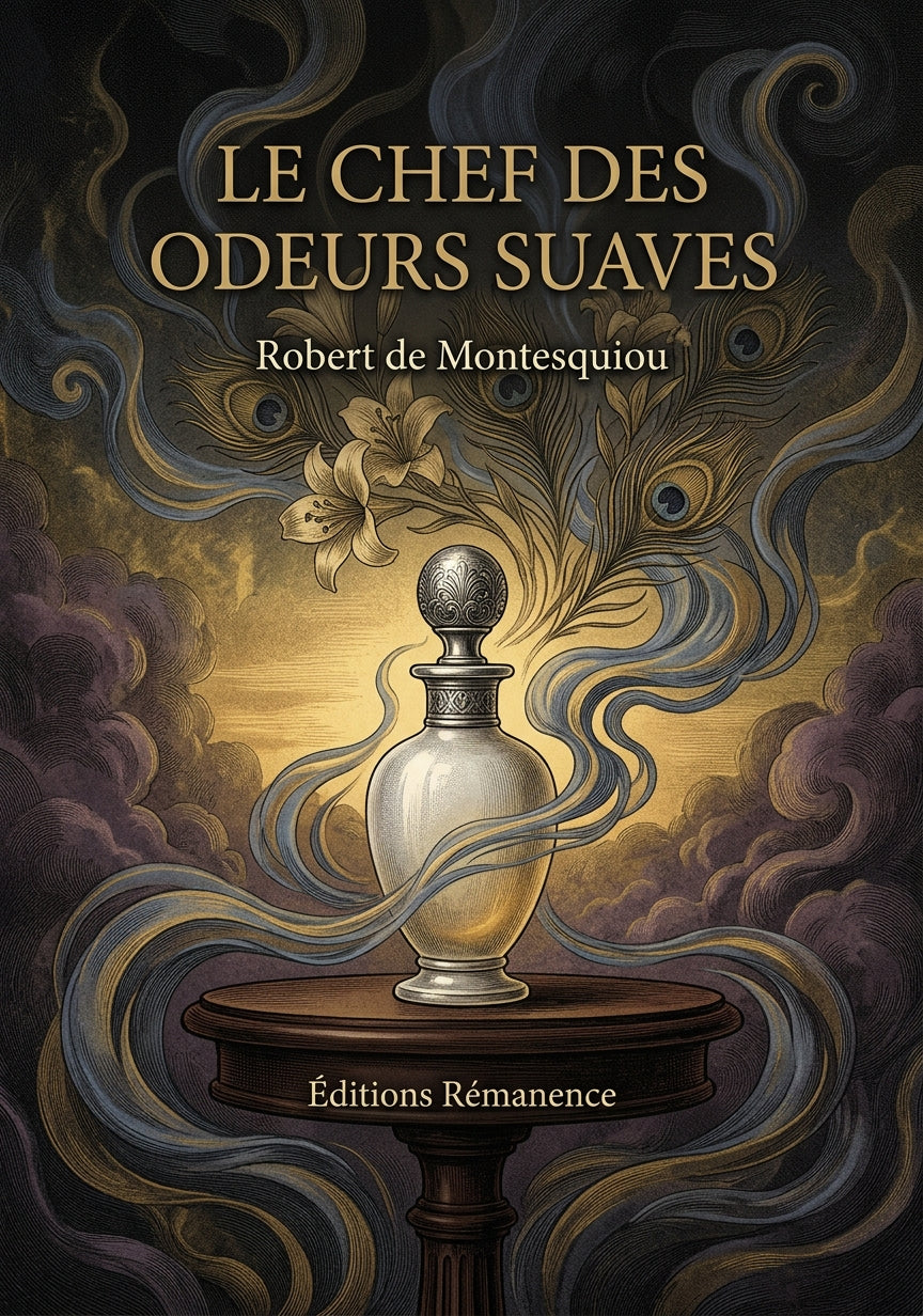 Livre Le Chef des odeurs suaves par Robert de Montesquiou - Couverture - Editions Remanence