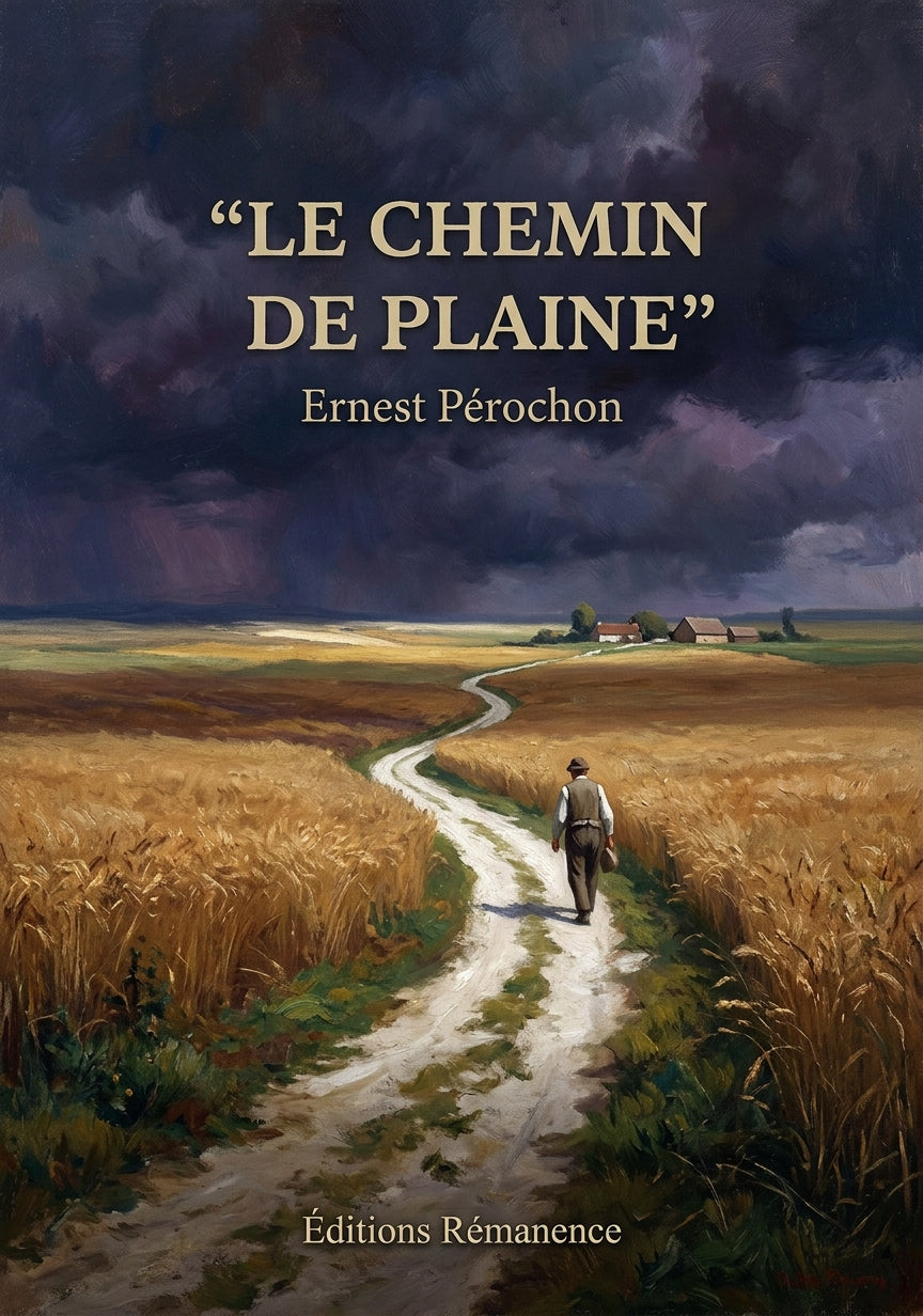 Livre Le Chemin de plaine par Ernest Pérochon - Couverture - Editions Remanence