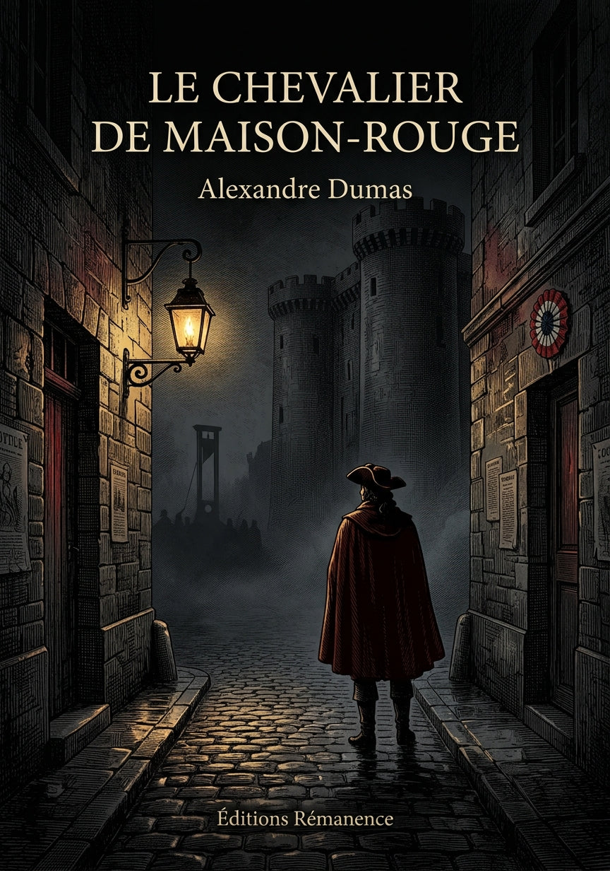 Livre Le Chevalier de Maison-Rouge par Alexandre Dumas - Couverture - Editions Remanence