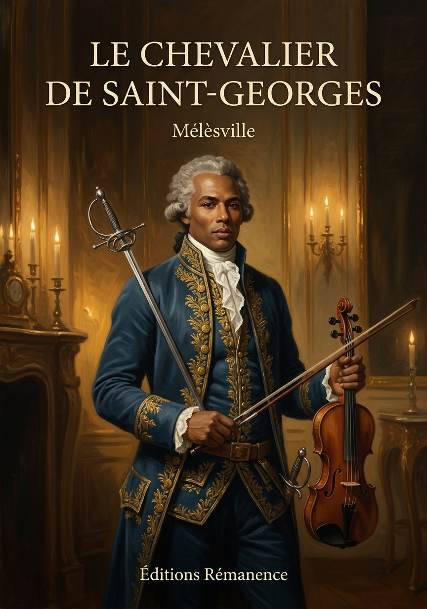 Livre Le chevalier de Saint-Georges par Mélèsville - Couverture - Editions Remanence