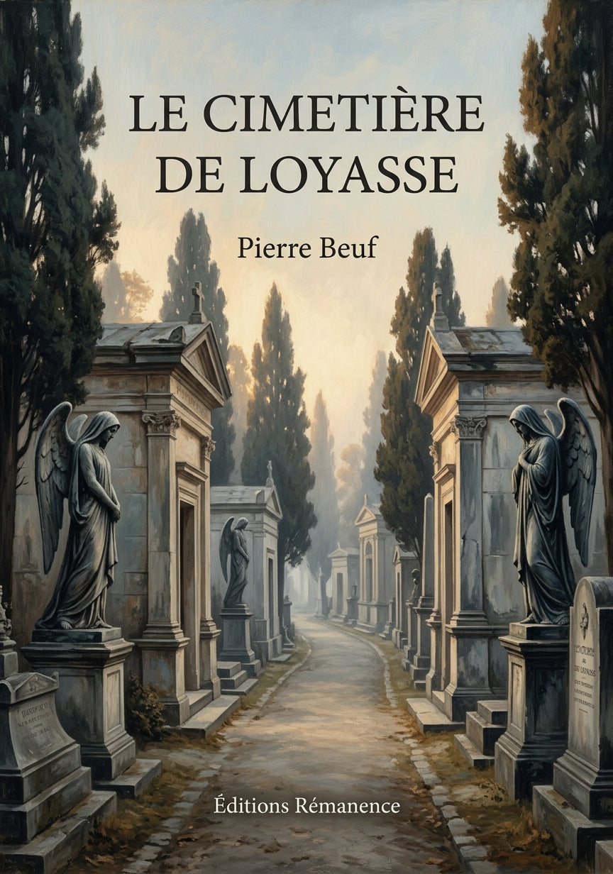 Livre Le Cimetière de Loyasse par Pierre Beuf - Couverture - Editions Remanence