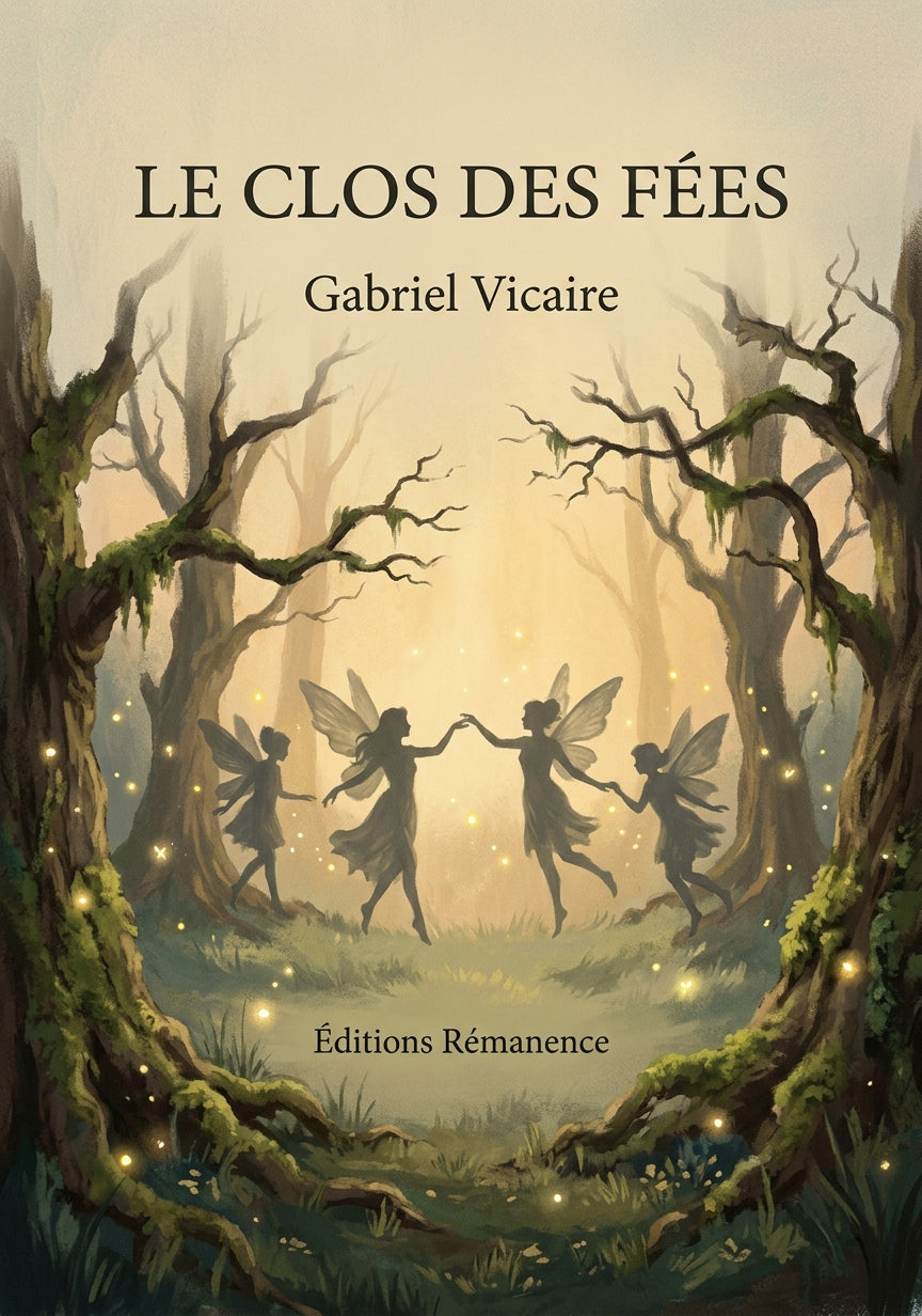 Livre Le Clos des fées par Gabriel Vicaire - Couverture - Editions Remanence