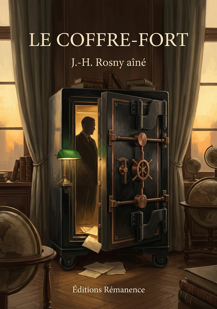 Livre Le Coffre-fort par J.-H. Rosny aîné - Couverture - Editions Remanence