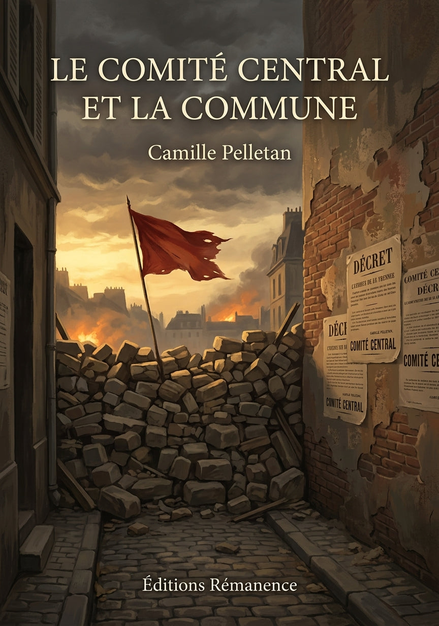 Livre Le Comité central et la Commune par Camille Pelletan - Couverture - Editions Remanence