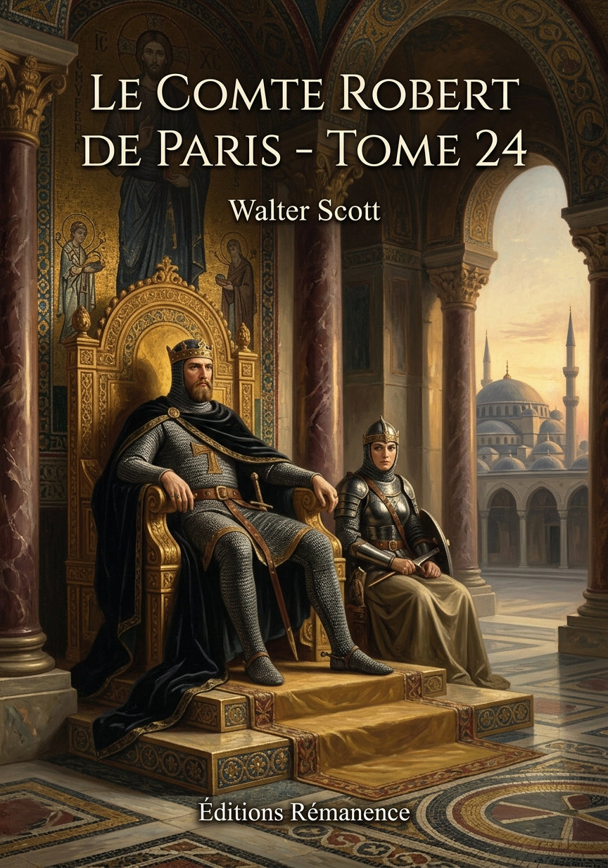 Livre Le Comte Robert de Paris - Tome 24 par Walter Scott - Couverture - Editions Remanence