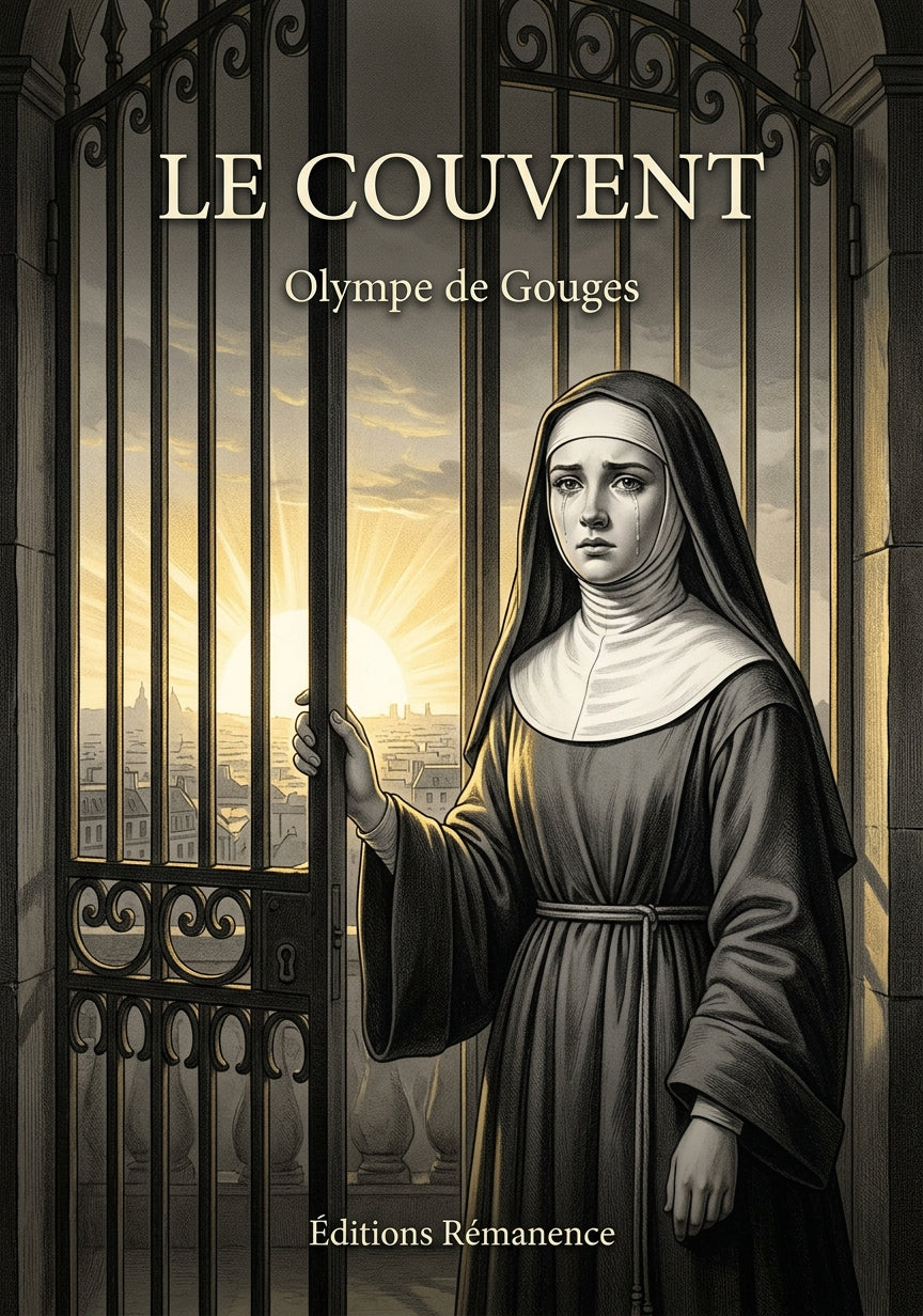 Livre Le Couvent par Olympe de Gouges - Couverture - Editions Remanence